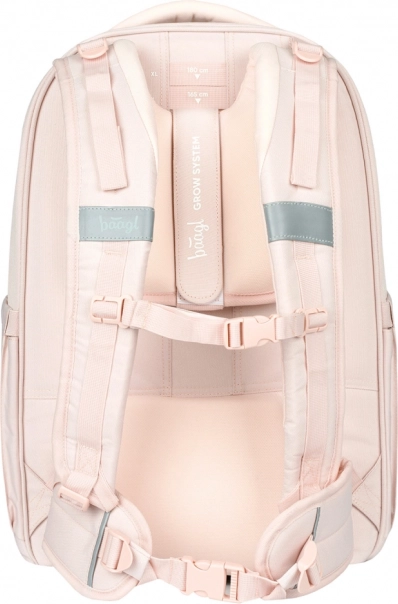 Ensemble Baagl Skate Max Creamy : sac à dos, trousse et sac à cordon