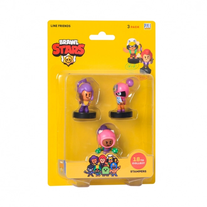 Brawl Stars 3er-Pack Figuren mit Stempeln