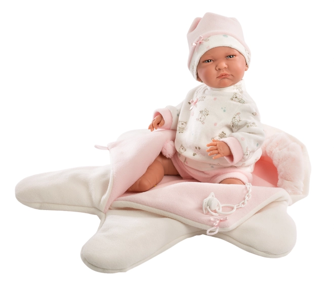 Omkeerbare stervormige fleece onesie