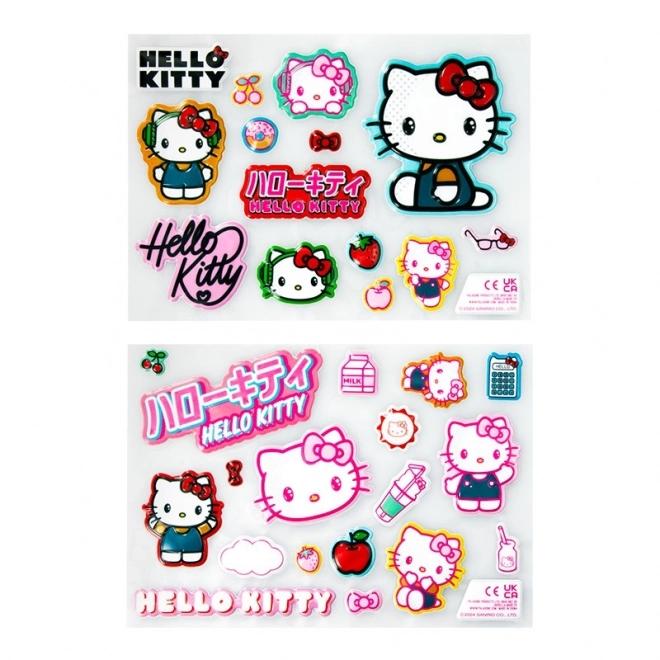 Hello Kitty set 3D stickers