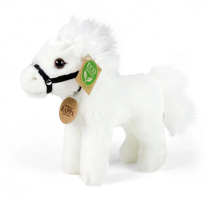 White Plush Horse 20 cm Eco Friendly