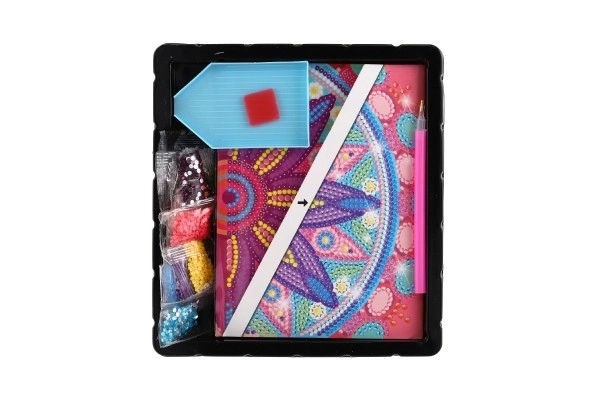 Creatieve set dagboek met diamantdecoratie
