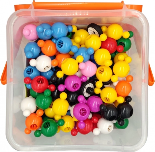 Practical storage box with handle