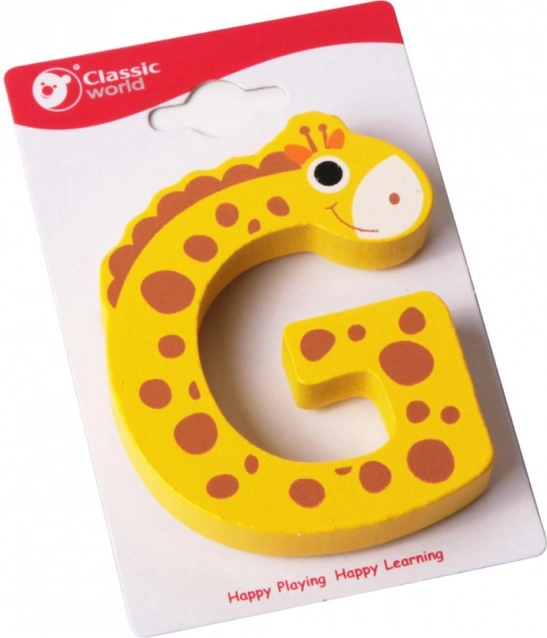 Wooden Letter G Classic World