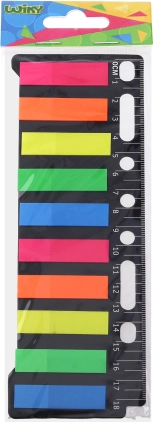 Bloc autocollant 10x20 bandes colorées
