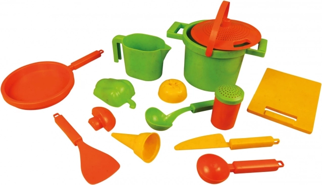 Lena ECO sand cooking set for children
