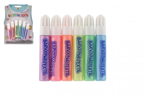 Textielverf parelmoer 6 stuks Creatoys