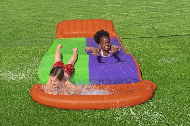 Double lane slide