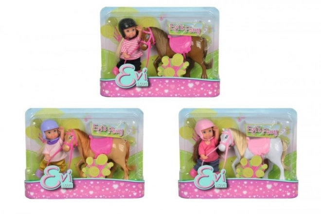 Pop Evička met pony, 3 soorten