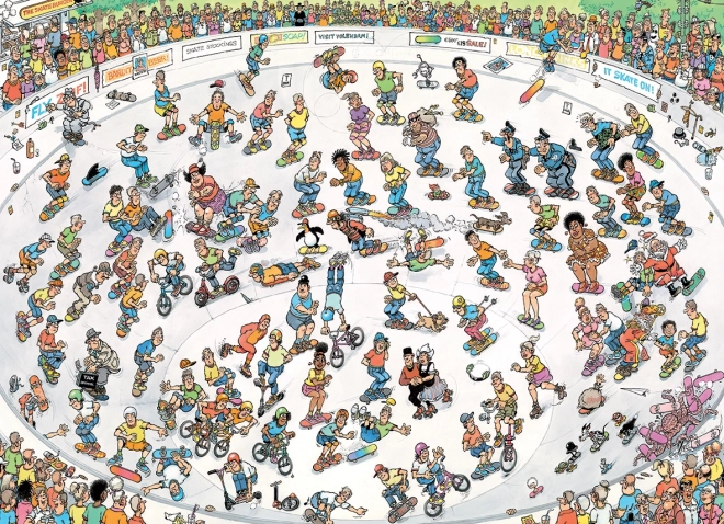 Puzzle Chevauchée sur la piste 2000 pièces JUMBO