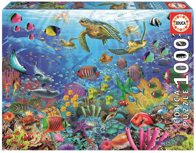 Educa puzzel schildpadden in tropische fantasie 1000 stukjes