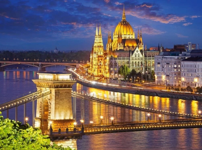 Puzzle 2000 pièces – Budapest au crépuscule