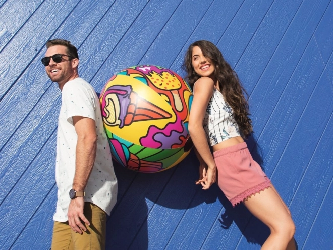 Farbiger aufblasbarer Strandball 91cm Bestway