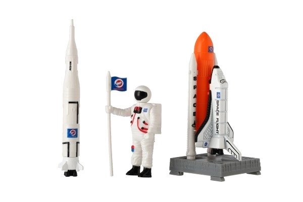 Weltraumspielzeug - Astronauten- und Shuttle-Set