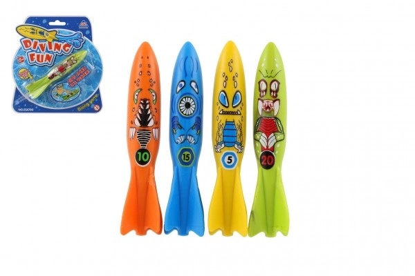 Torpille en plastique pour plongée 13 cm