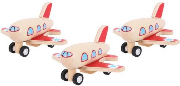 Wooden Wind-up Airplane