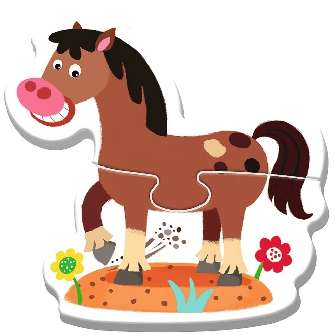 Puzzel Baby Classic: Op de boerderij