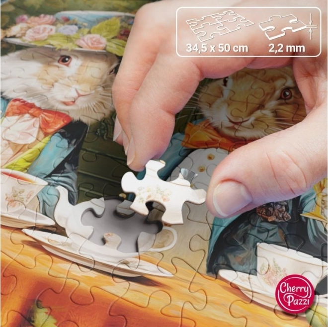 Rabbit Tea Party Puzzle 500 Pieces
