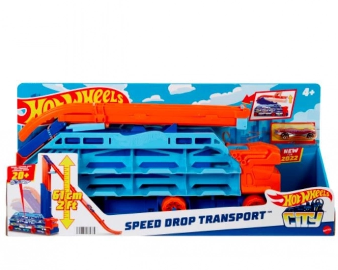 Hot Wheels Trek met Hoge Baan HDY92