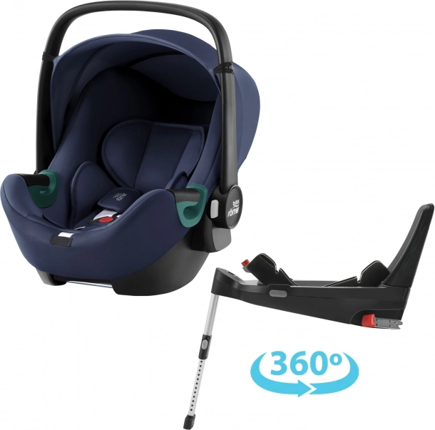 Siège auto pour enfants Baby-Safe 3 i-Size avec Flex Base 5Z en bleu indigo
