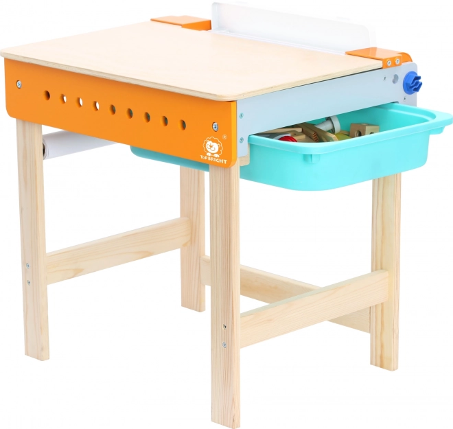 Klappbarer Holztisch 2-in-1 für Kinder