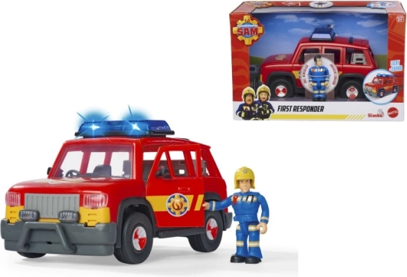 Sam le pompier Jeep 4x4 Premiers secours avec lumière et son