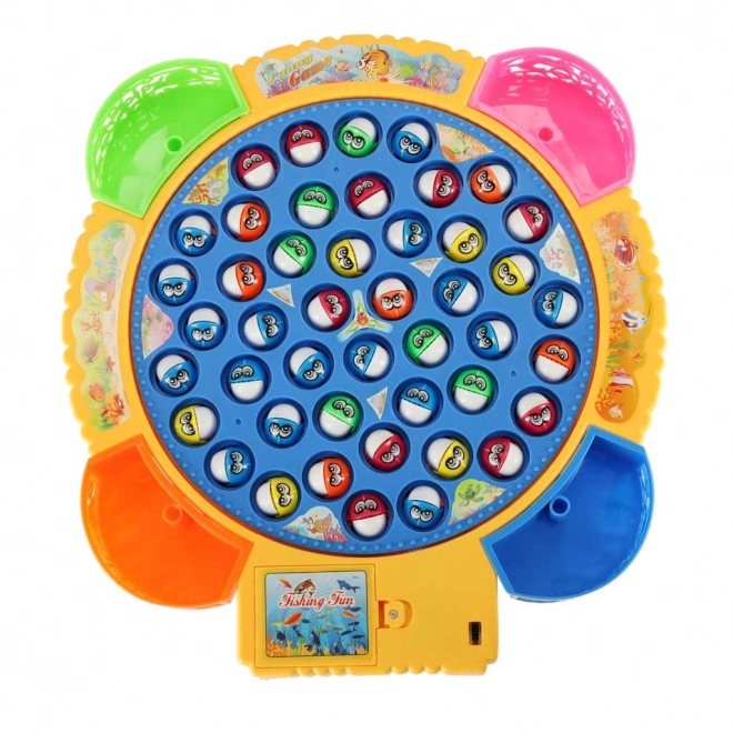 Kinderspel vissen 45 vissen + 4 hengels