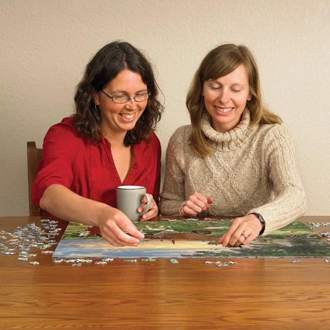 Puzzle Field at Sunrise by Cobble Hill 1000 Pieces