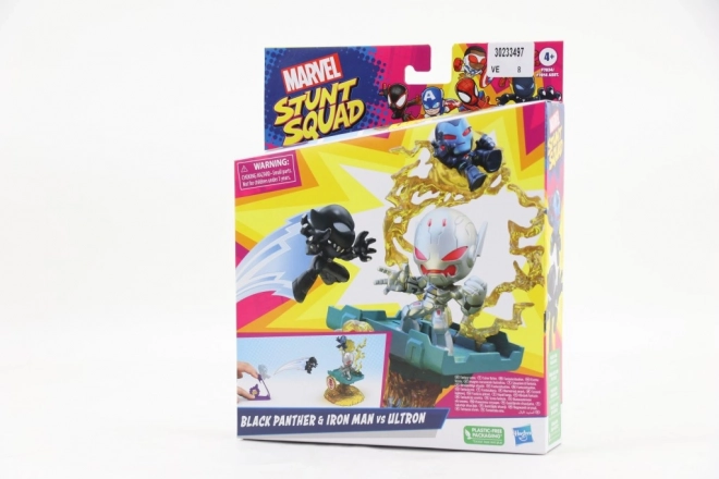Marvel Stunt Squad Figurines — Iron Man, Black Panther and Ultron