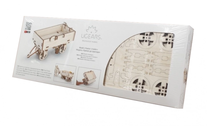 Ugears 3D puzzel - Aanhangwagen 68 stukken