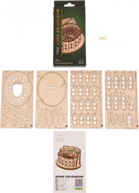Ugears 3D Holzmechanisches Puzzle Kolosseum