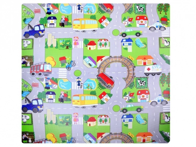 Schuim puzzelmatstraat EVA ZA2510