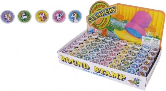 Pencil stamp with unicorn – mix of designs
