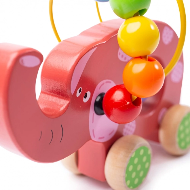 Holz Motorik-Labyrinth Elefant von Bigjigs