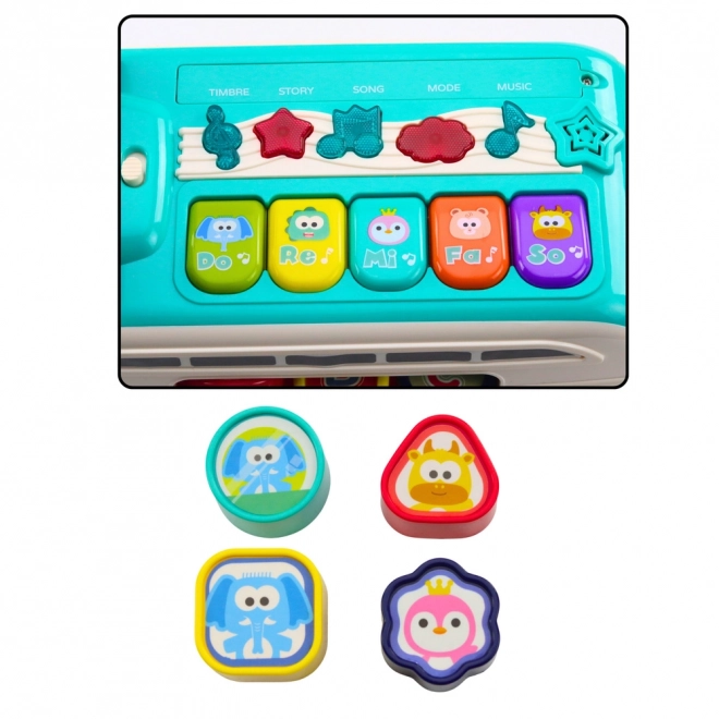 Interactive Educational Bus with Shapes, Sounds, and Lights