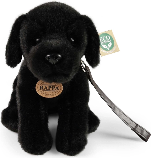 plush black Labrador 25 cm eco-friendly