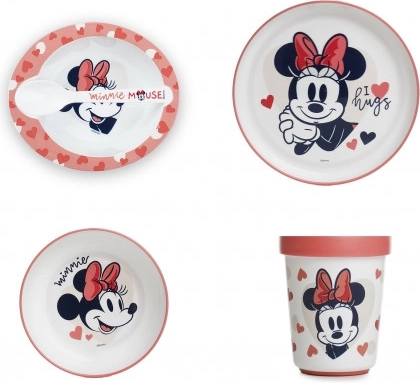 Minnie Kindergeschirr-Set, 4-teilig