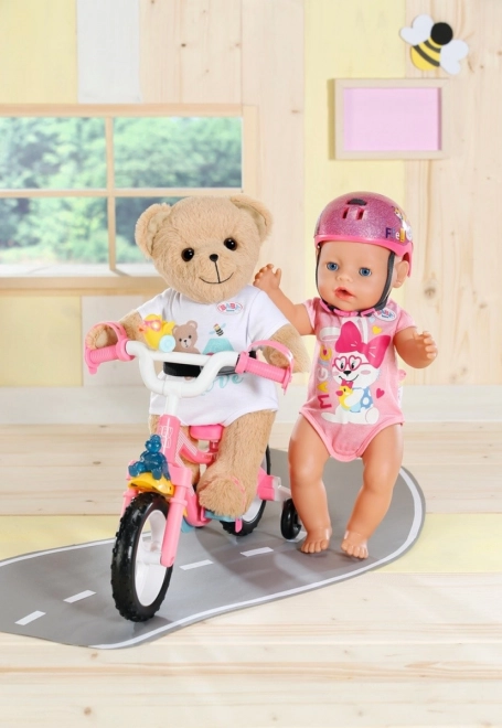 Knuffel BABY born, witte kleding