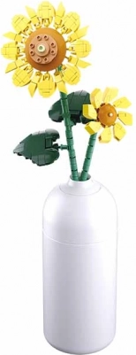 Sluban Flowers zonnebloemen in vaas