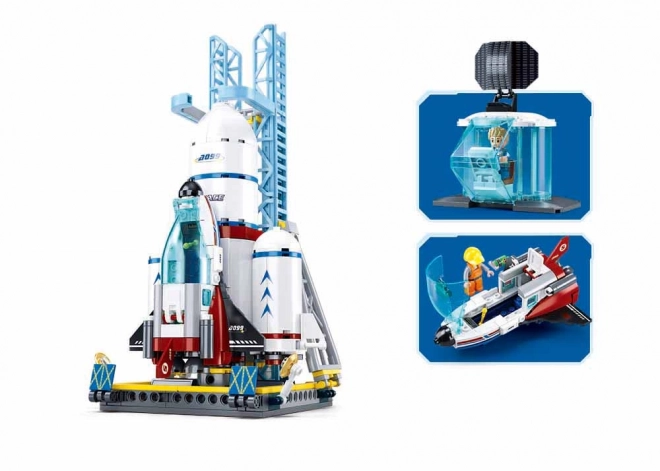 Sluban Space M38-B1199 Space Shuttle Startcentrum