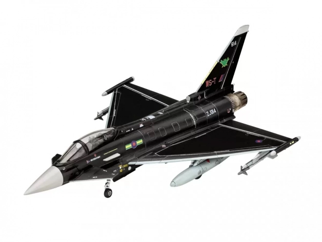 Maquette en plastique de l'avion Eurofighter Typhoon RAF 1/144