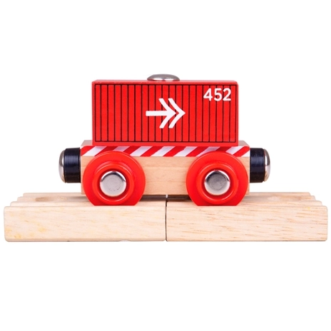 Bigjigs Rail Rode Containerwagen