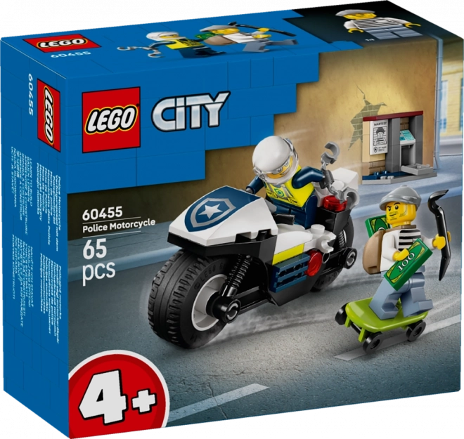 Lego City Politie: Achtervolging op de motor
