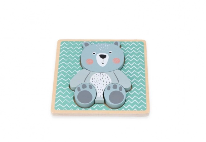 Holz-Kinderpuzzle - Bär