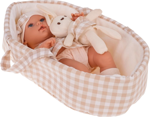 Baby doll set with accessories – Beige