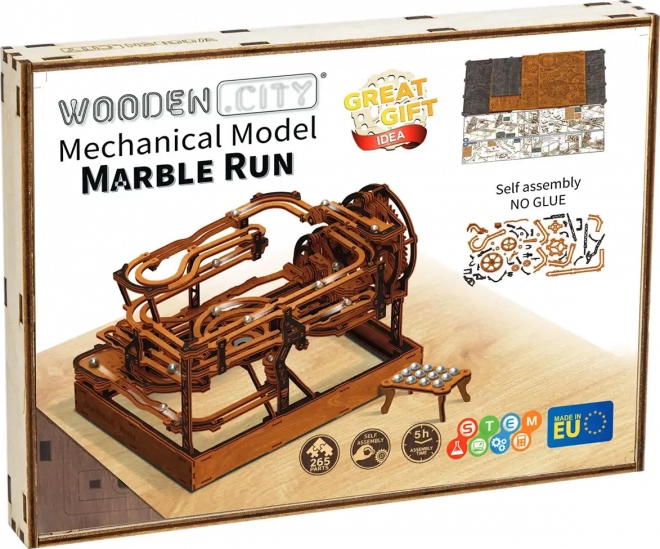 WOODEN CITY 3D houten puzzel Knikkerbaan 265 stukken