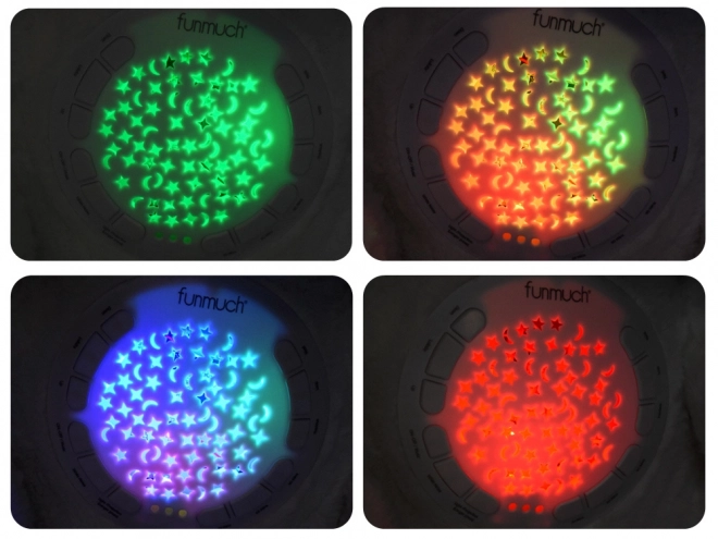 Pluche teddybeer met melodieën en projector