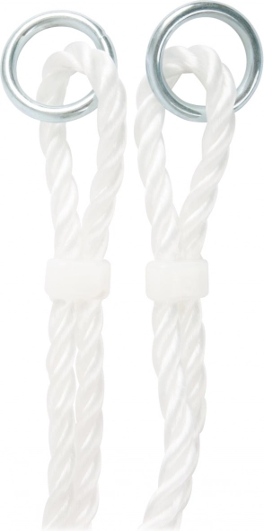 Durable ropes with metal rings
