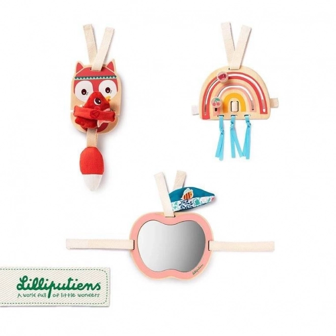 Lilliputiens - Houten hangspeeltjes Vos Alice 9 maanden+