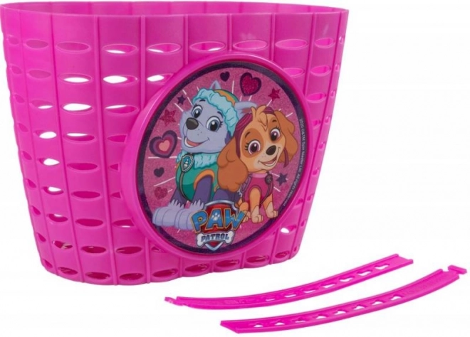 Children's Bicycle Basket Paw Patrol Girls